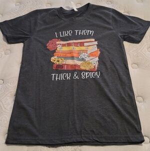 Women's Bookish Graphic Tee Booktok Tee Spicy Tee Size Small